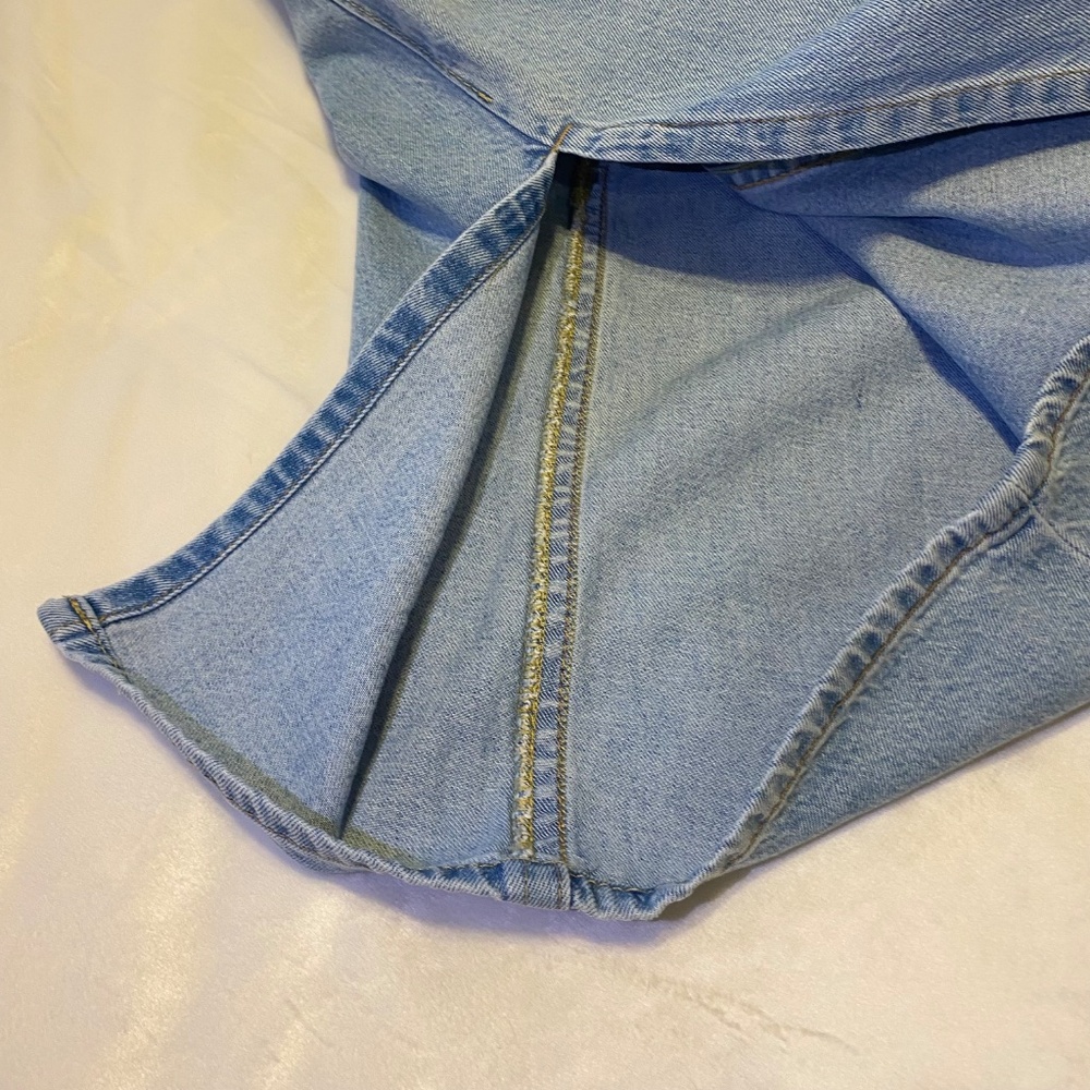 Levi's Premium Type 1 Jeans Skirt - size 27 - Picture 9 of 15